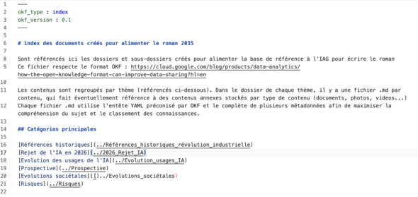 Fichier index.md pour décrire un bundle OKF